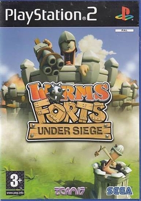 Worms Forts Under Siege - PS2 (Genbrug)